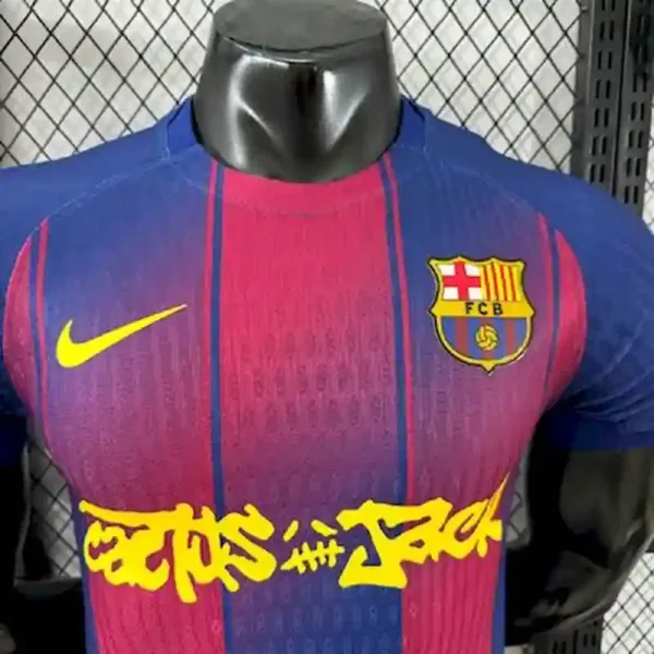 FC Barcelona 25/26 Home Travis Scott Kit – Player version