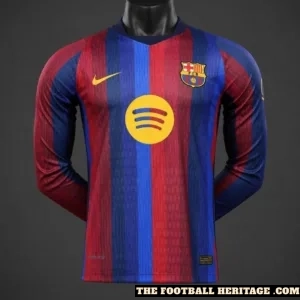 FC Barcelona 2026/27 Home Kit Long Sleeven